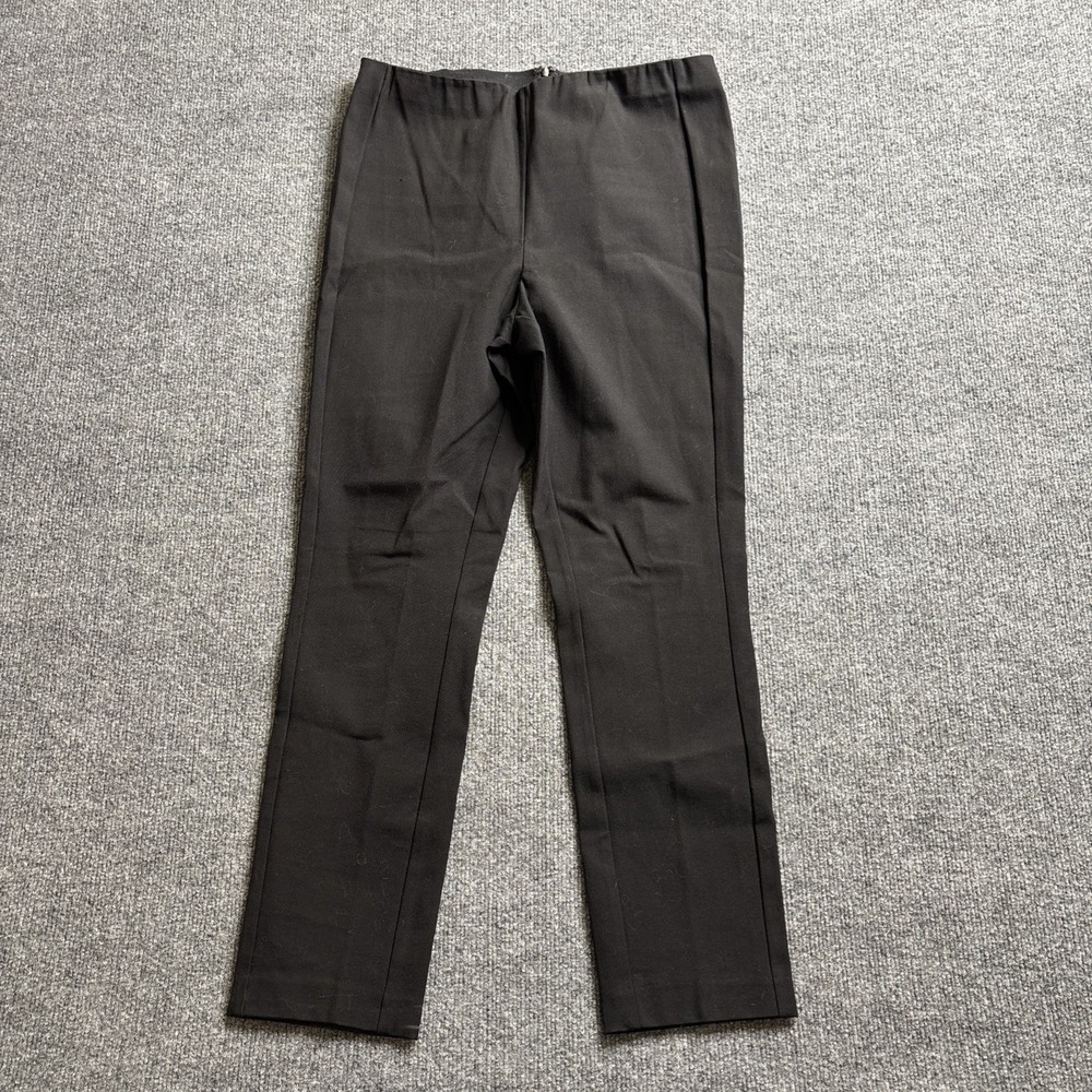Rag & Bone Simone Skinny Pants Black Size 10 Cropped Stretch Tailored USA $295
